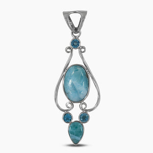 Rainbow Moonstone Silver Pendants