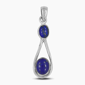 925 Sterling Silver Lapis Lazuli Pendants