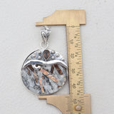 925 Sterling Silver Astrophyllite Pendants