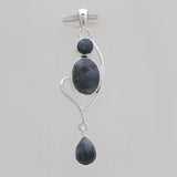 925 Sterling Silver Pietersite Jasper Pendants