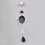 925 Sterling Silver Pietersite Jasper Pendants