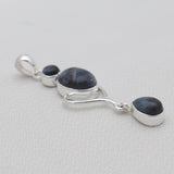 925 Sterling Silver Pietersite Jasper Pendants