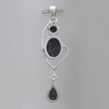 925 Sterling Silver Pietersite Jasper Pendants