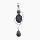 925 Sterling Silver Pietersite Jasper Pendants