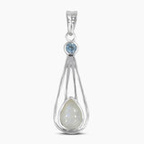 925 Sterling Silver Chrysocolla Pendants