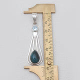 925 Sterling Silver Chrysocolla Pendants