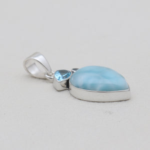 925 Sterling Silver Larimar Pendants