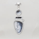 925 Sterling Silver Dendritic Opal Pendants