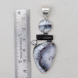 925 Sterling Silver Dendritic Opal Pendants