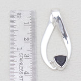 Blue Topaz Silver Designer Pendants