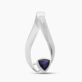 Blue Topaz Silver Designer Pendants