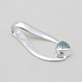 Blue Topaz Silver Designer Pendants