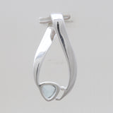 Blue Topaz Silver Designer Pendants