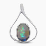 925 Sterling Silver Ammolite Pendants