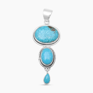 925 Silver Mexican Turquoise Pendants