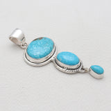925 Silver Mexican Turquoise Pendants