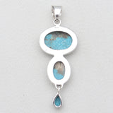 925 Silver Mexican Turquoise Pendants
