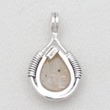 Rutilated Quartz Silver Pendants