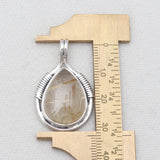 Rutilated Quartz Silver Pendants