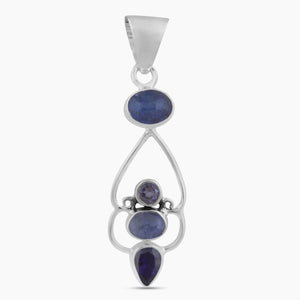 925 Sterling Silver Tanzanite Pendants