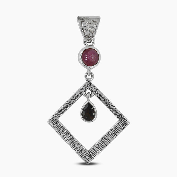 925 Sterling Silver Tourmaline Pendants