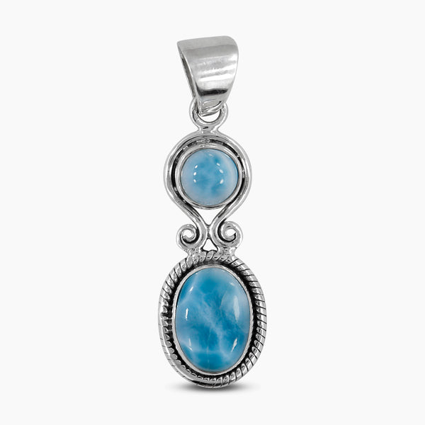 925 Sterling Silver Larimar Pendants