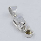 Pearl, Multi Tourmaline Gemstone Pendant