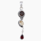 925 Silver Tourmaline Pendants