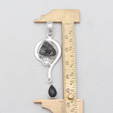 925 Sterling Silver Natural Shungite Pendants