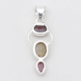925 Sterling Silver Tourmaline Pendants