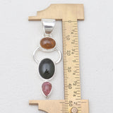 925 Sterling Silver Tourmaline Pendants