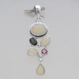 925 Sterling Silver Tourmaline Pendants