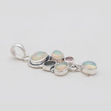 Rainbow Moonstone Silver pendants