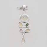 Rainbow Moonstone Silver pendants