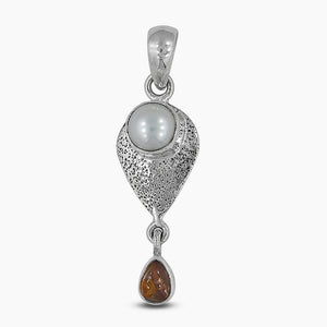925 Sterling Silver Pearl Pendants