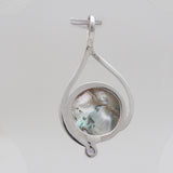 925 Sterling Silver Abalone Shell Pendants