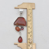 925 Sterling Silver Ammolite Pendants