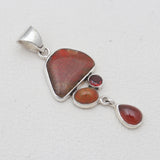 925 Sterling Silver Ammolite Pendants