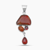 925 Sterling Silver Ammolite Pendants