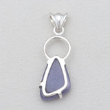 925 Silver Raw Tanzanite Pendants