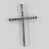 Cubic Zirconia Holy Cross Silver Pendants