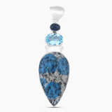 925 Sterling Silver K2 Jasper Pendants