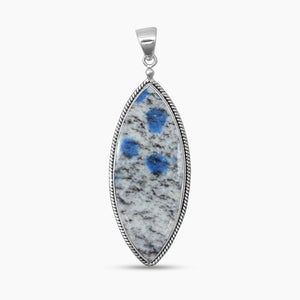 925 Sterling Silver K2 Jasper Pendants