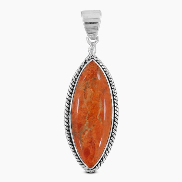 Red Chilly Jasper Silver Pendants
