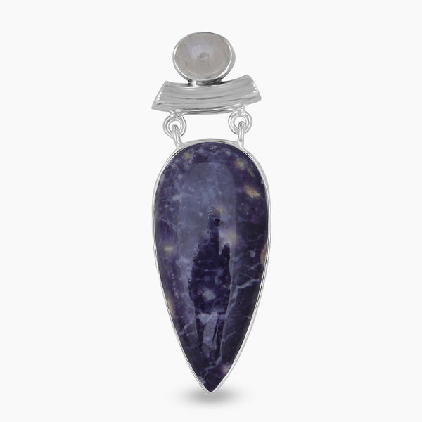 925 Sterling Silver Morado Opal Pendants