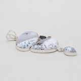 925 Sterling Silver Dendritic Opal Pendants
