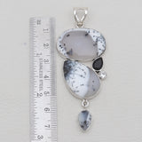 925 Sterling Silver Dendritic Opal Pendants