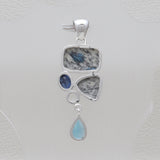 925 Sterling Silver K2 Jasper Pendants