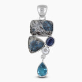 925 Sterling Silver K2 Jasper Pendants