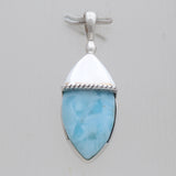 925 Sterling Silver Larimar Pendants